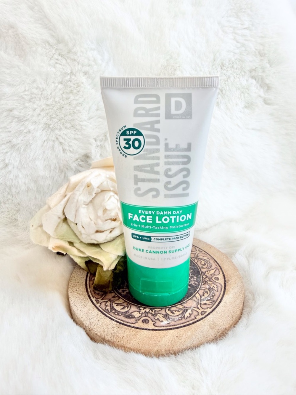 DUKE CANNON 2-in-1 MULTI TASKING  MOISTURIZER Every Day FACE Lotion SPF 30 —